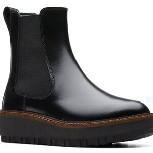Brand New with Box-Clarks Orianna Up Boots - Black Size 6
